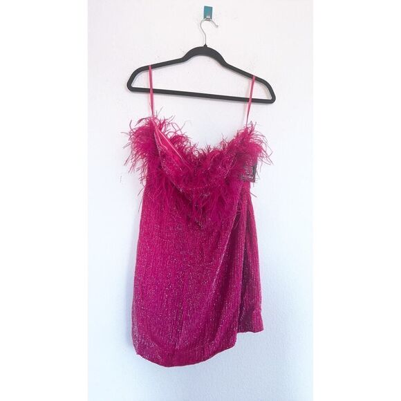 Retrofete Torin Dress in Fuchsia XL - Picture 7 of 10